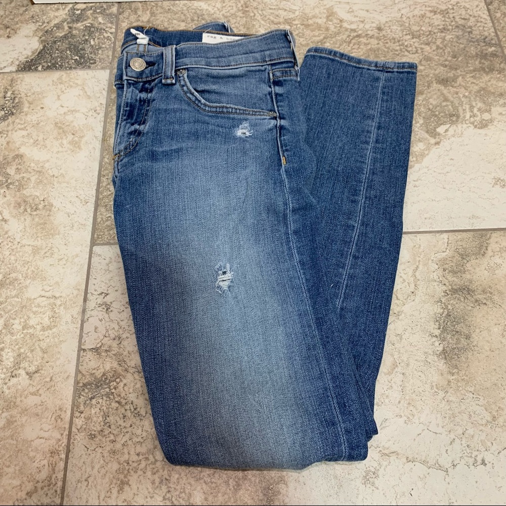 Rag & Bone Distressed Skinny Jeans